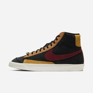 Pantofi Casual Nike Blazer Mid '77 Dama Negrii Aurii Rosii | WCKD-74521